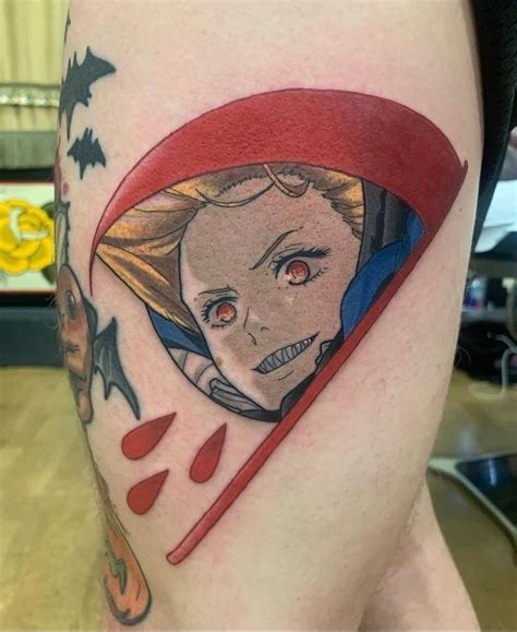 Bloody Reflection of Violence Tattoo Design