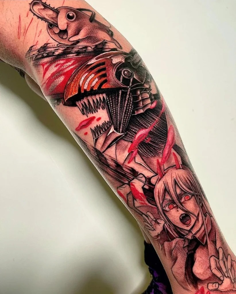 Chaotic Ensemble Design Tattoo Design