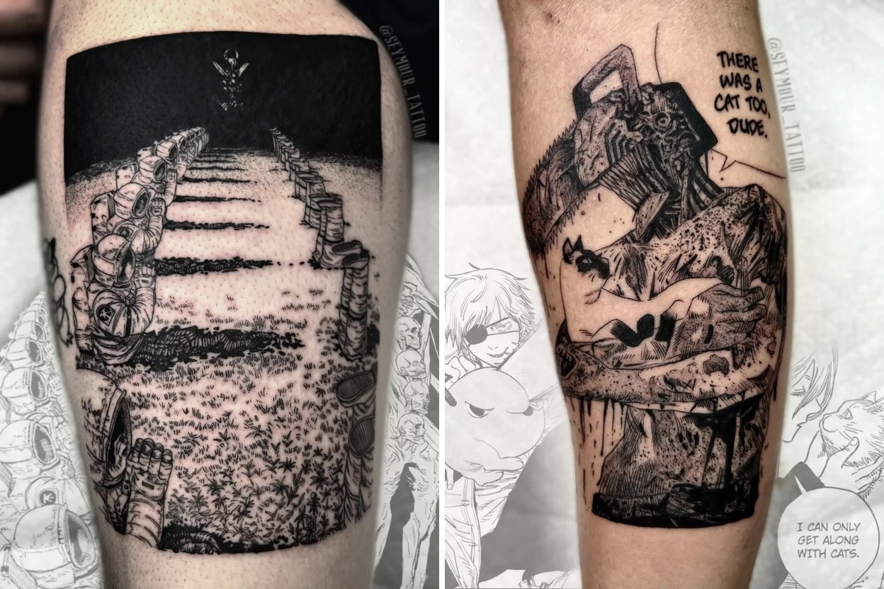 17+ Chainsaw Man Tattoo Ideas That Make a Bold Artistic Statement Featured Collage
