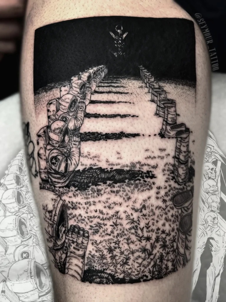 Symbolic Standoff Design Tattoo Design