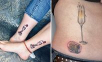 29+ Champagne Tattoo Ideas & Inspiration