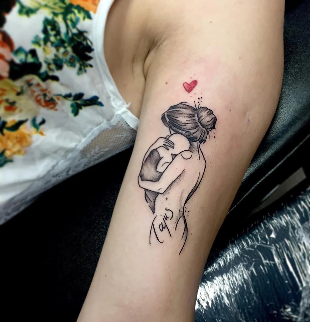 Mother's Love Tattoo Design