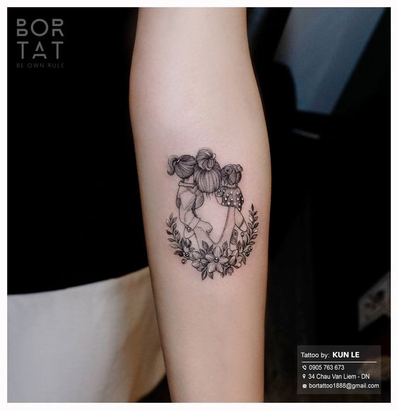 Tenderness in Nature Tattoo Design