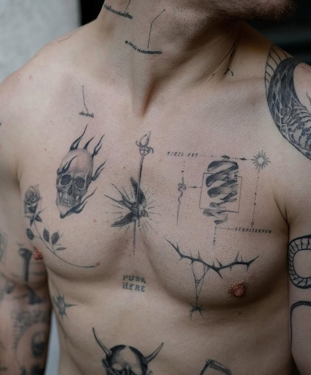 Unique chest tattoos showcasing bold artistry Tattoo Design