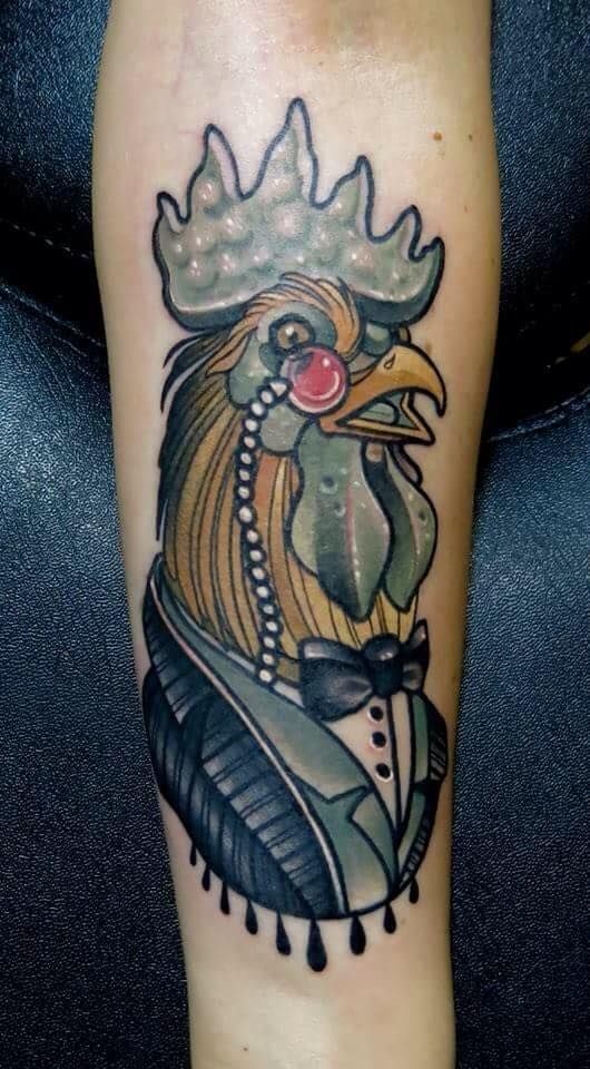 Strawberry Garden Hen Tattoo Tattoo Design