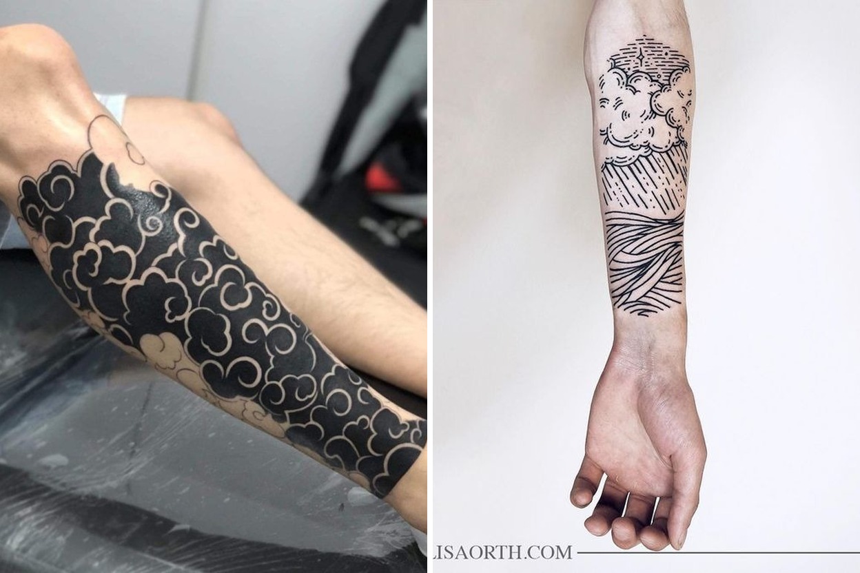 Cloud Tattoo Ideas That Redefine Modern Body Art Featured Lookbook Collage