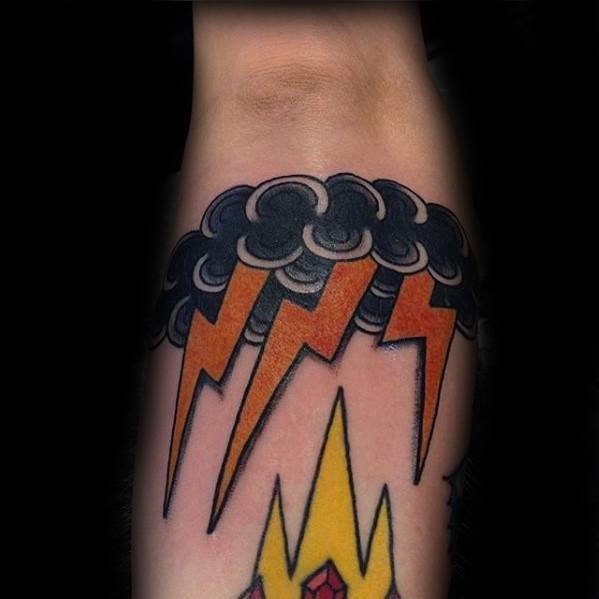 Tattoo Picture of Sun, Moon, and CloudsTribal Tattoo Tattoo Design