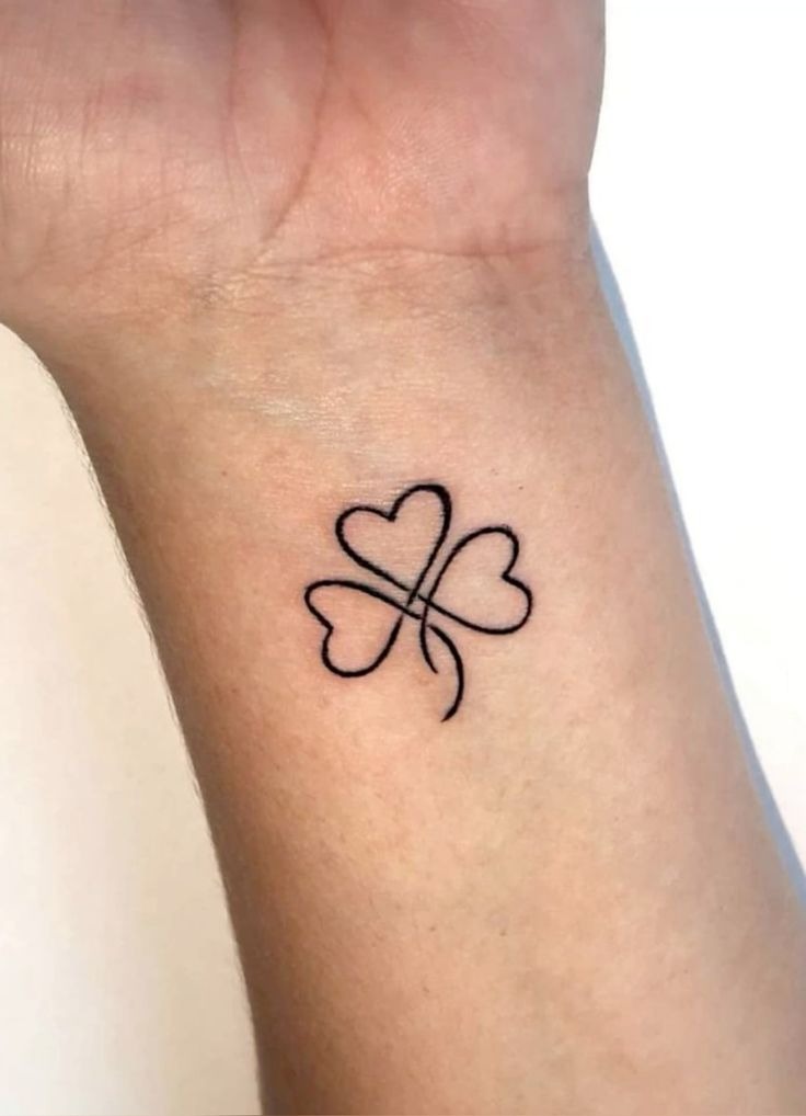 Clover and Bloom Botanical Tattoo Tattoo Design