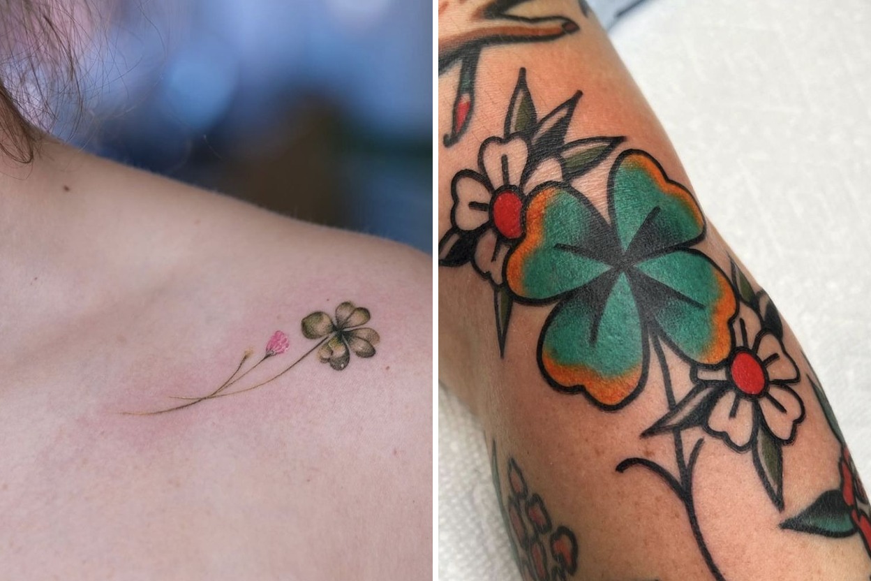 33+ Clover Tattoo Ideas & Inspiration Featured Lookbook Collage