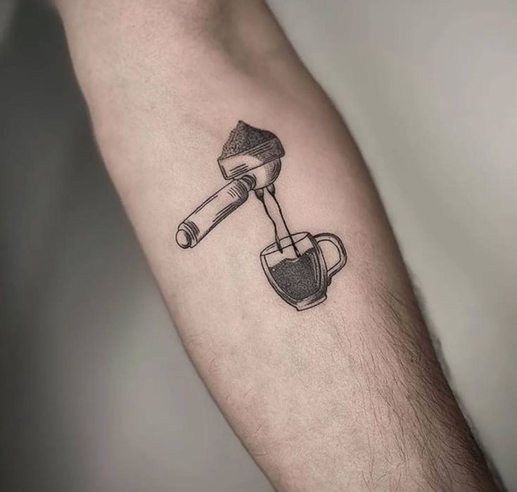 Espresso Machine Pour Tattoo Tattoo Design