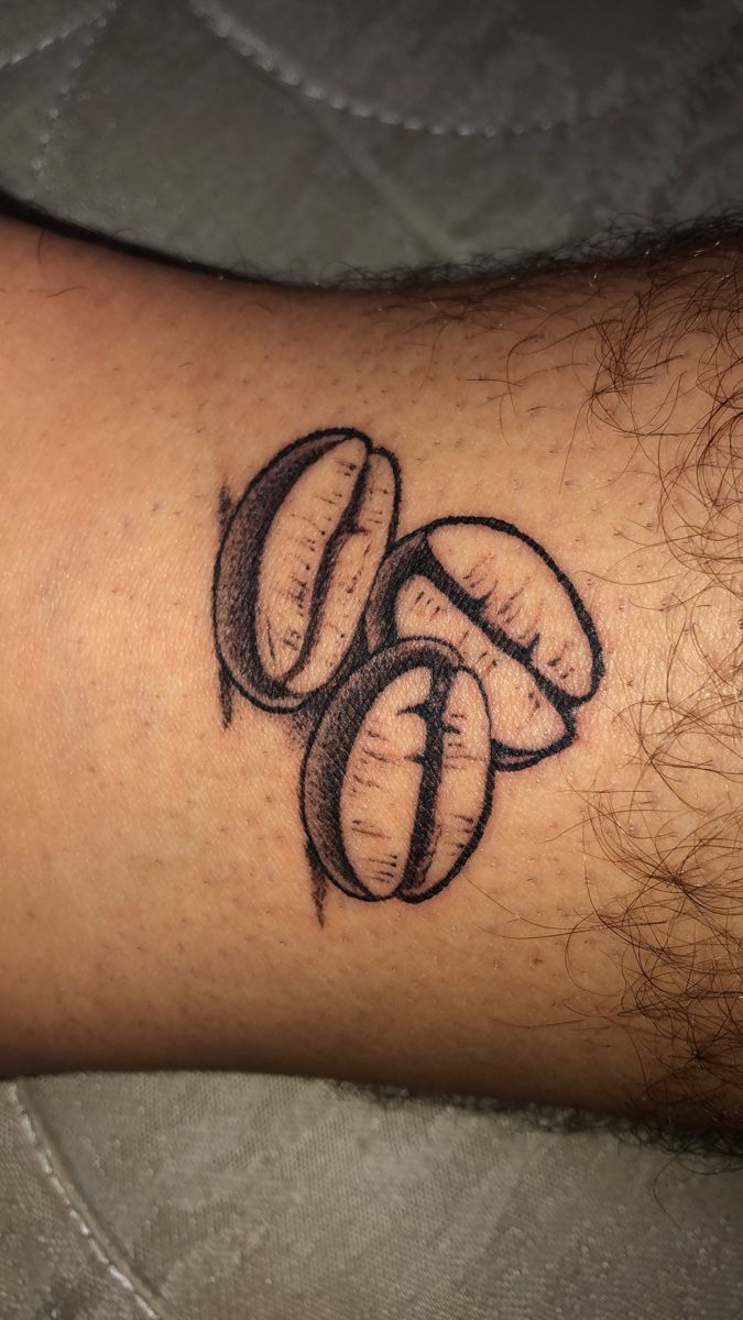 Three Coffee Beans Tattoo Tattoo Design