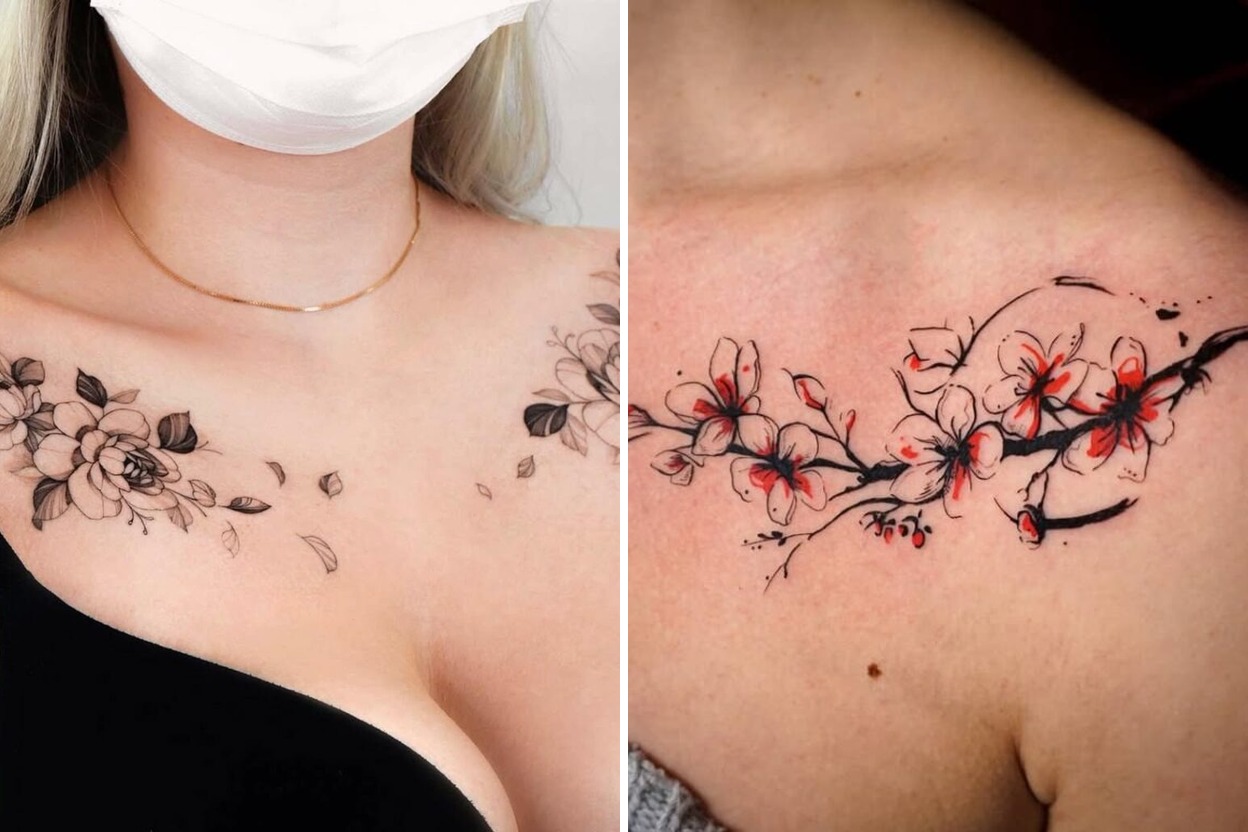 53 Inspiring Collarbone Tattoo Ideas For Your Next Ink Featured Lookbook Collage