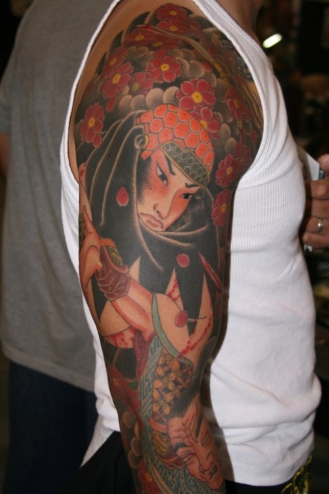 Intricate Chest Piece Inspired by African Patterns tattoo design