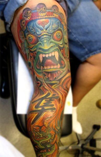 Full Color Sleeve Tattoo tattoo design