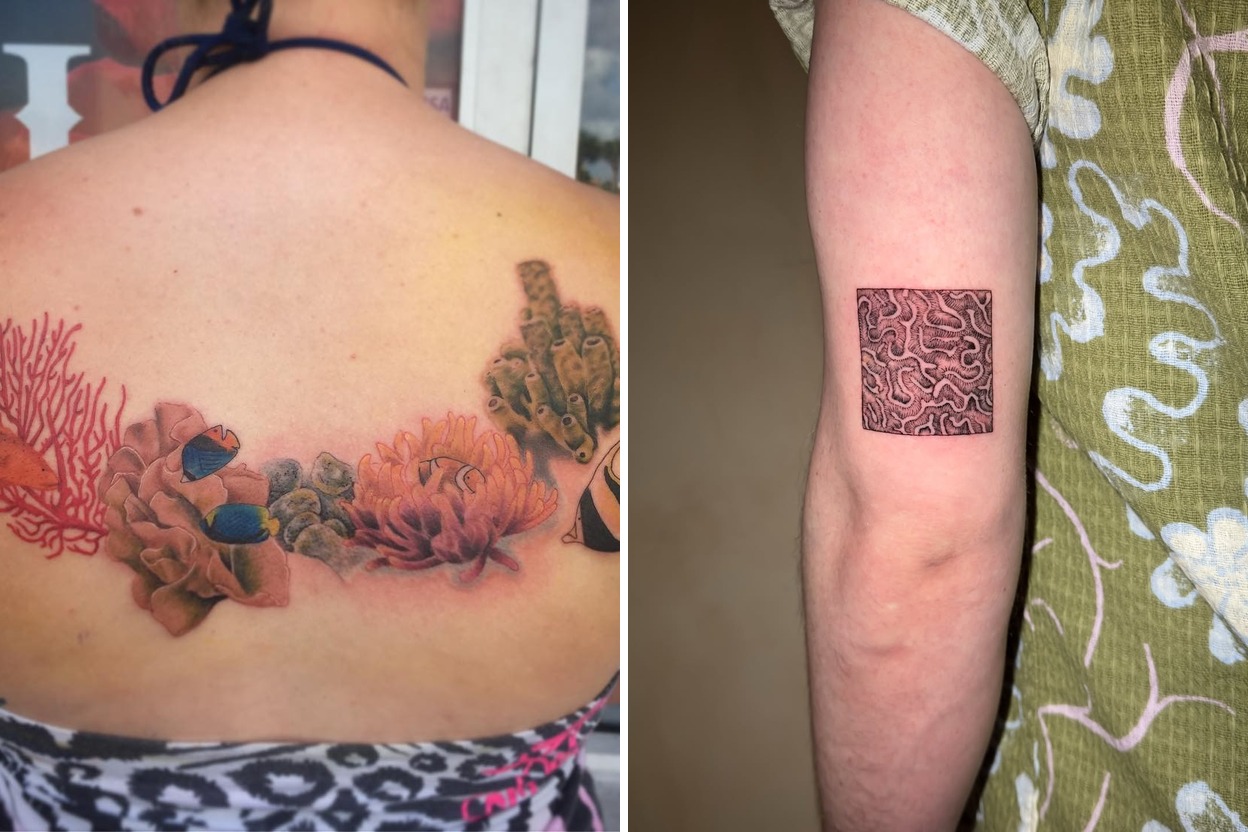 27 Inspiring Coral Reef Tattoo Ideas Curated For Your Next Session Featured Lookbook Collage