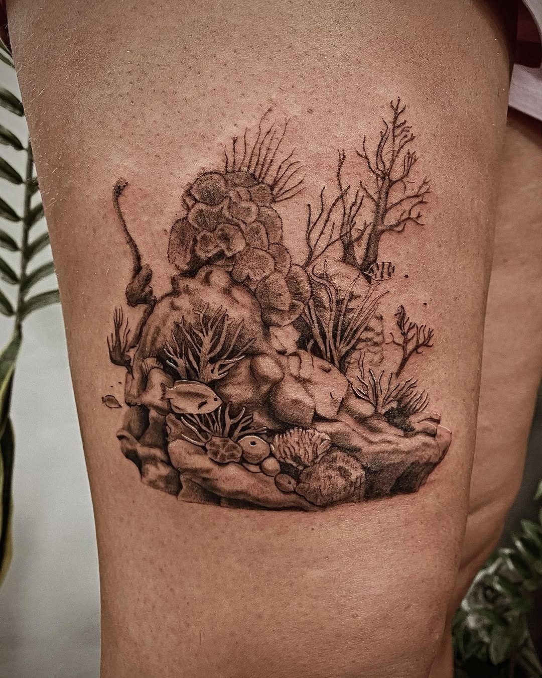 Stunning Realistic Coral Reef Tattoo Design Tattoo Design