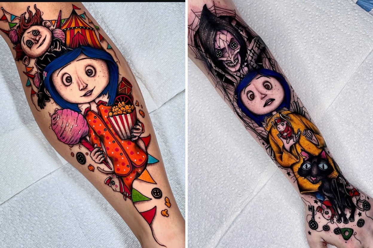 33+ Coraline Tattoo Ideas & Inspiration Featured Lookbook Collage