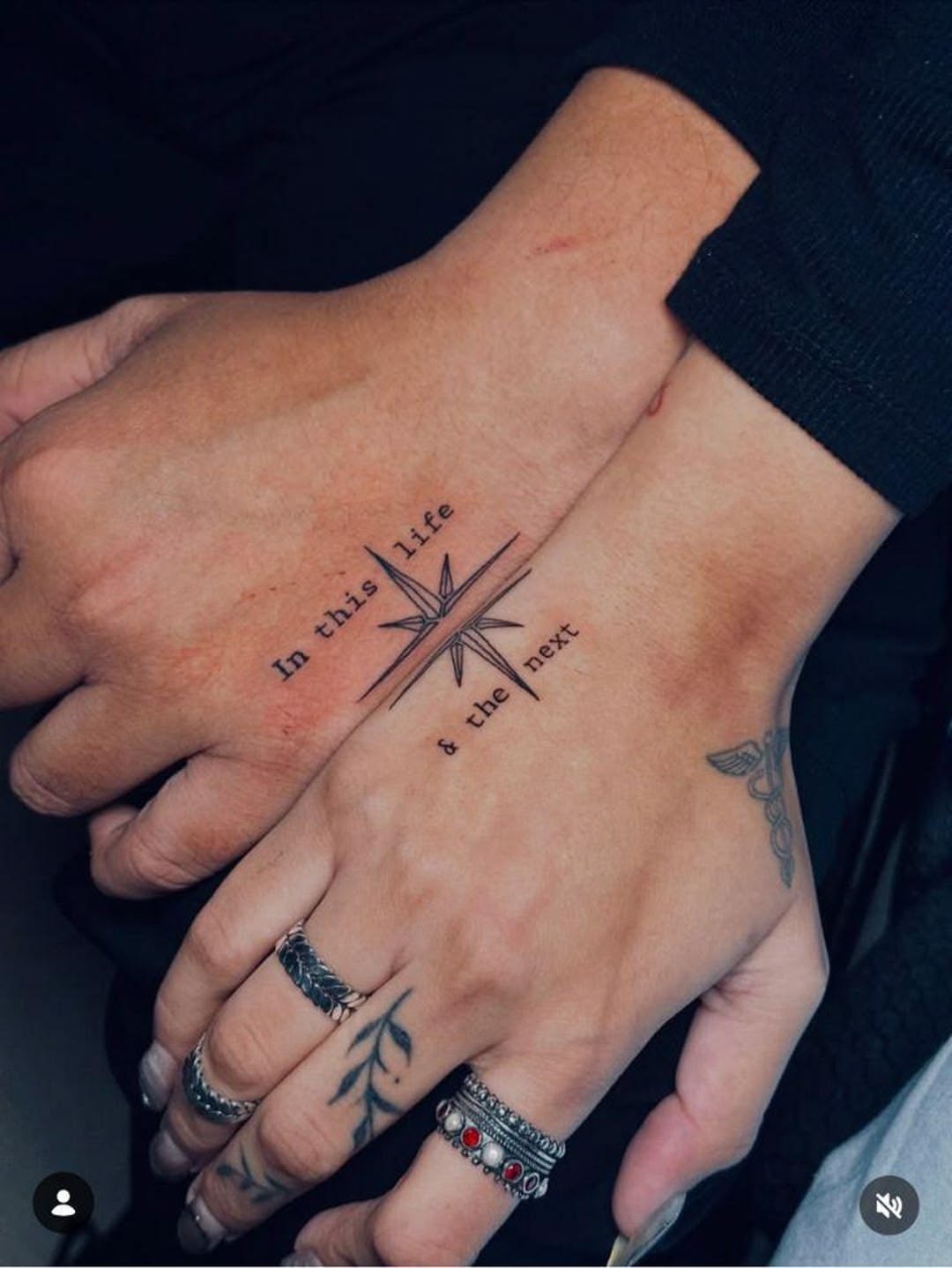 In This Life and the Next Hand Tattoos Tattoo Design