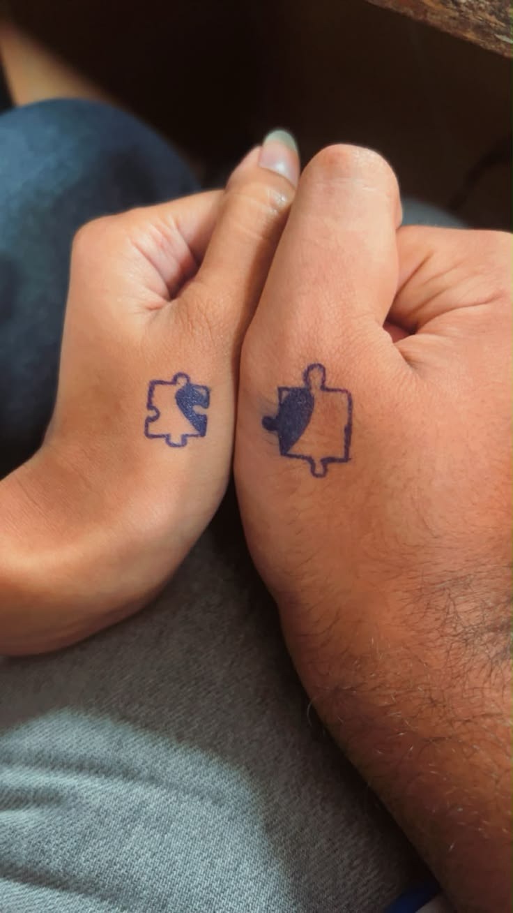 Interlocking Puzzle Piece Tattoos Tattoo Design