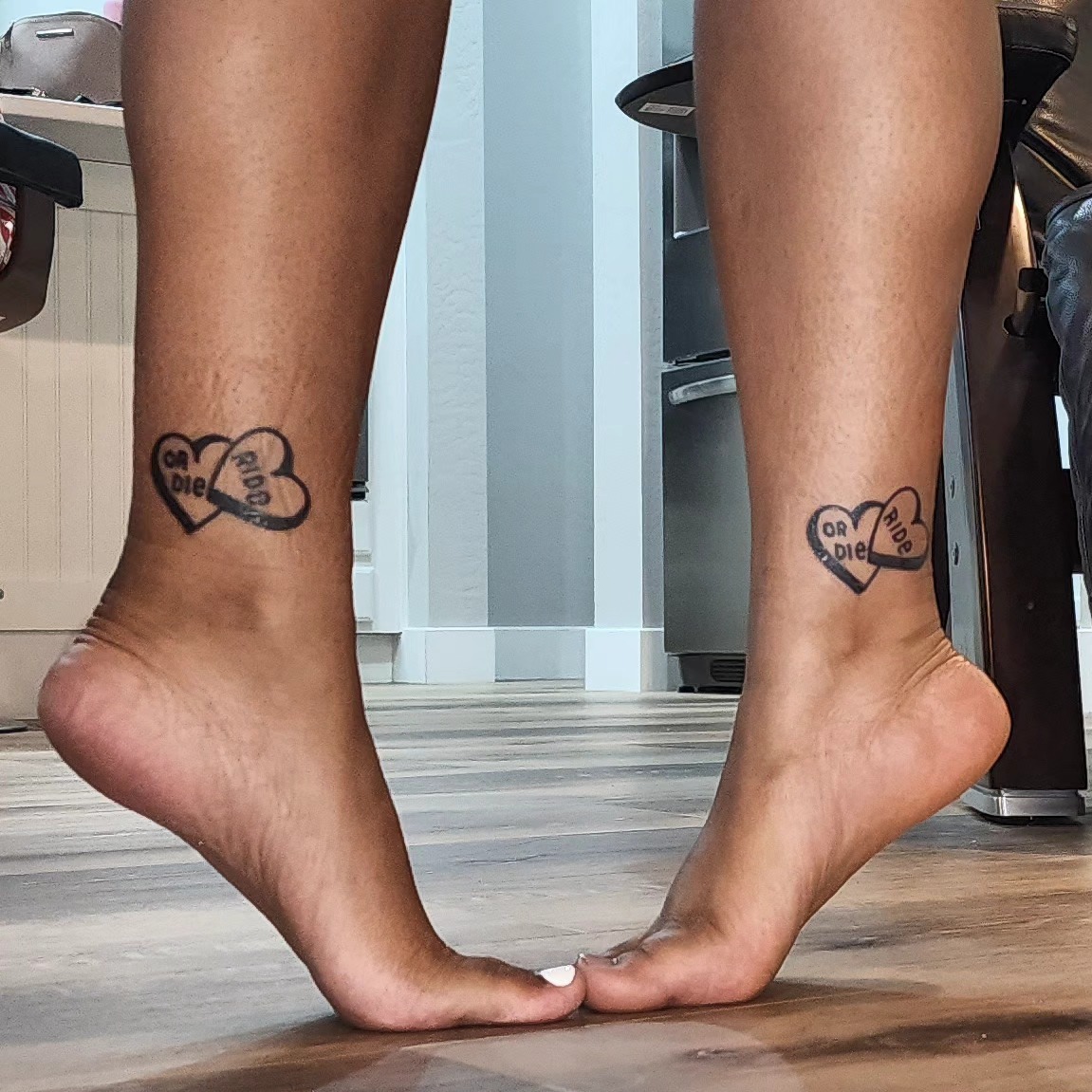 Ride or Die Heart Cousin Tattoo Tattoo Design