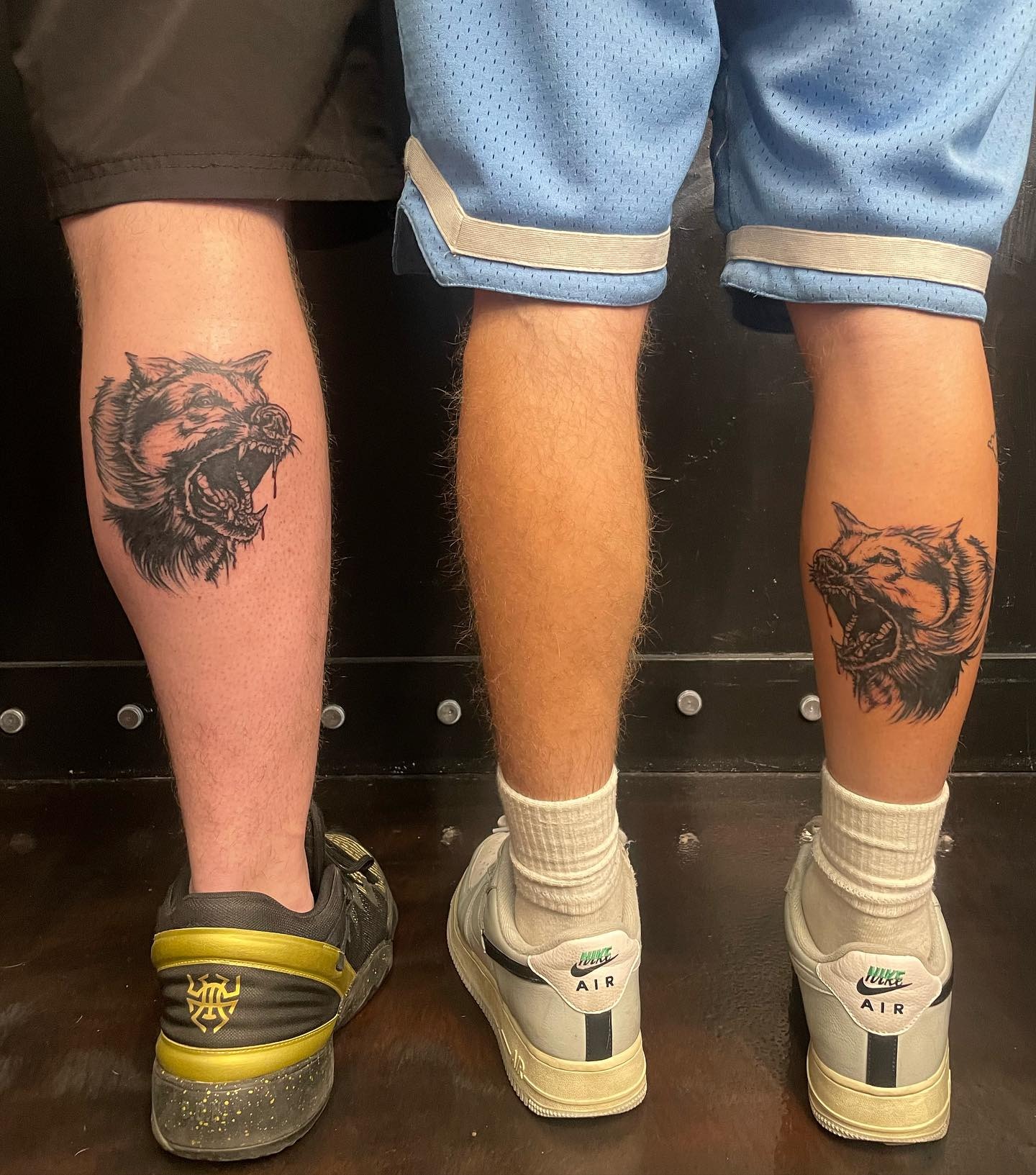 Roaring Wolf Cousin Tattoo Tattoo Design