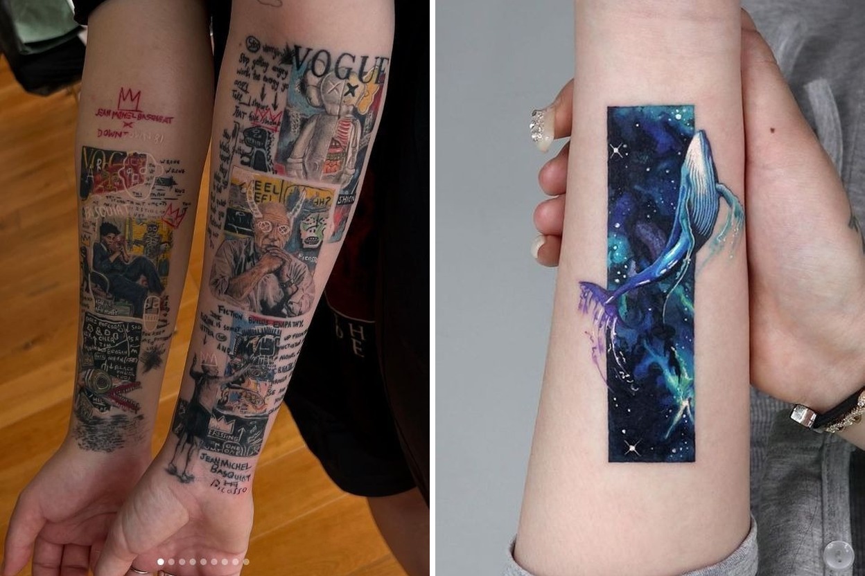 18+ Cover Up with Color Tattoo Ideas Worth Saving for Your Next Appointment Featured Lookbook Collage