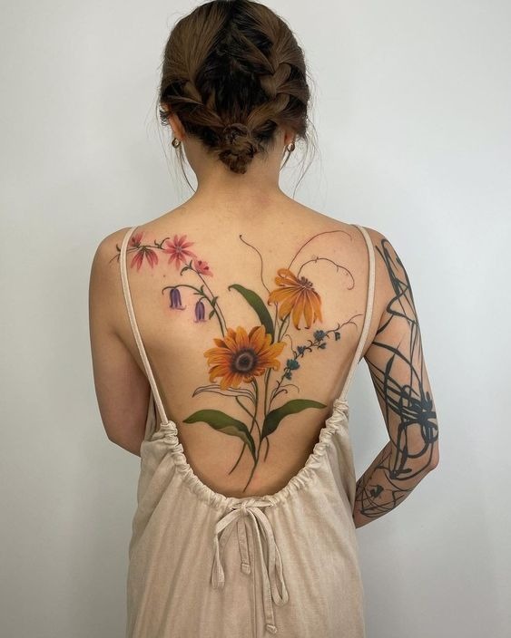 Garden of Serenity Tattoo Design