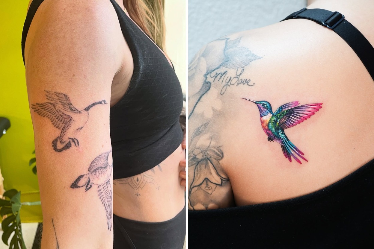 29+ Creative Bird Tattoo Ideas That Stand Out with Effortless Elegance Featured Lookbook Collage