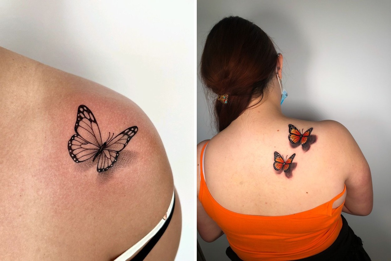 23+ Creative Butterfly Tattoo Ideas That Feel Fresh Stylish and Full of Meaning Featured Lookbook Collage