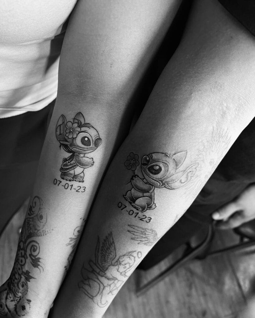 Birds in Flight Tattoo Design