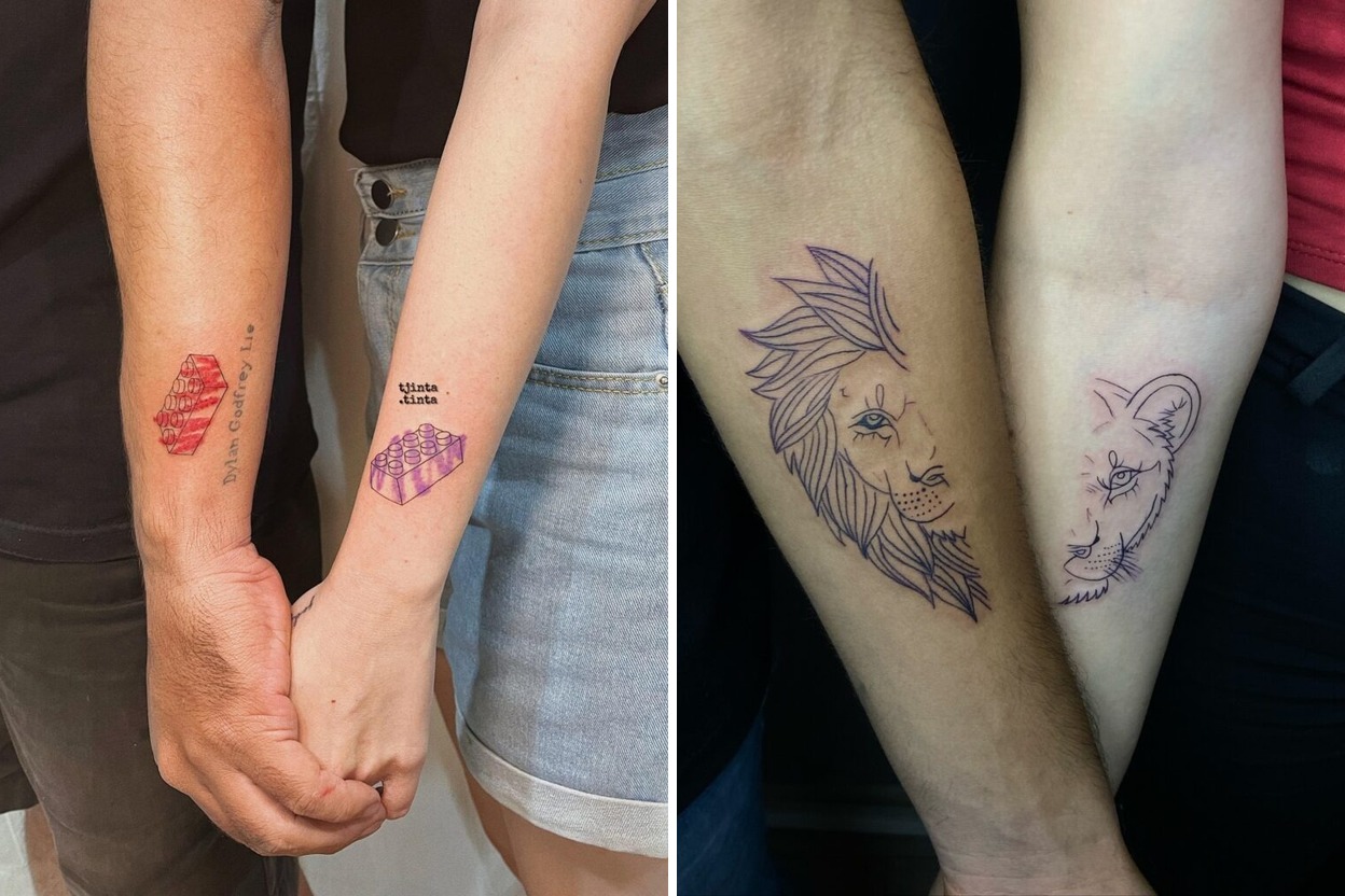 59+ Creative Couples Tattoo Ideas For Timeless and Meaningful Ink Featured Lookbook Collage