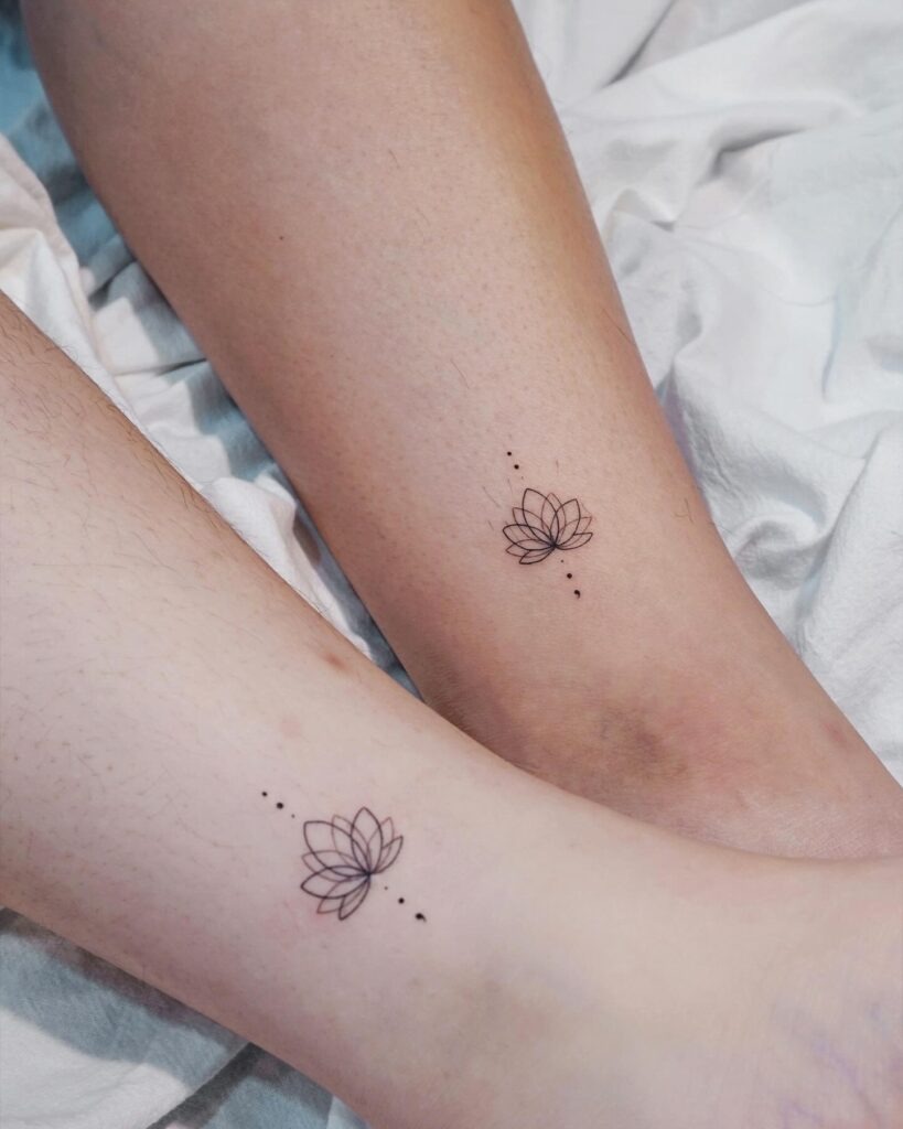 Matching Clover Couple Tattoos Tattoo Design