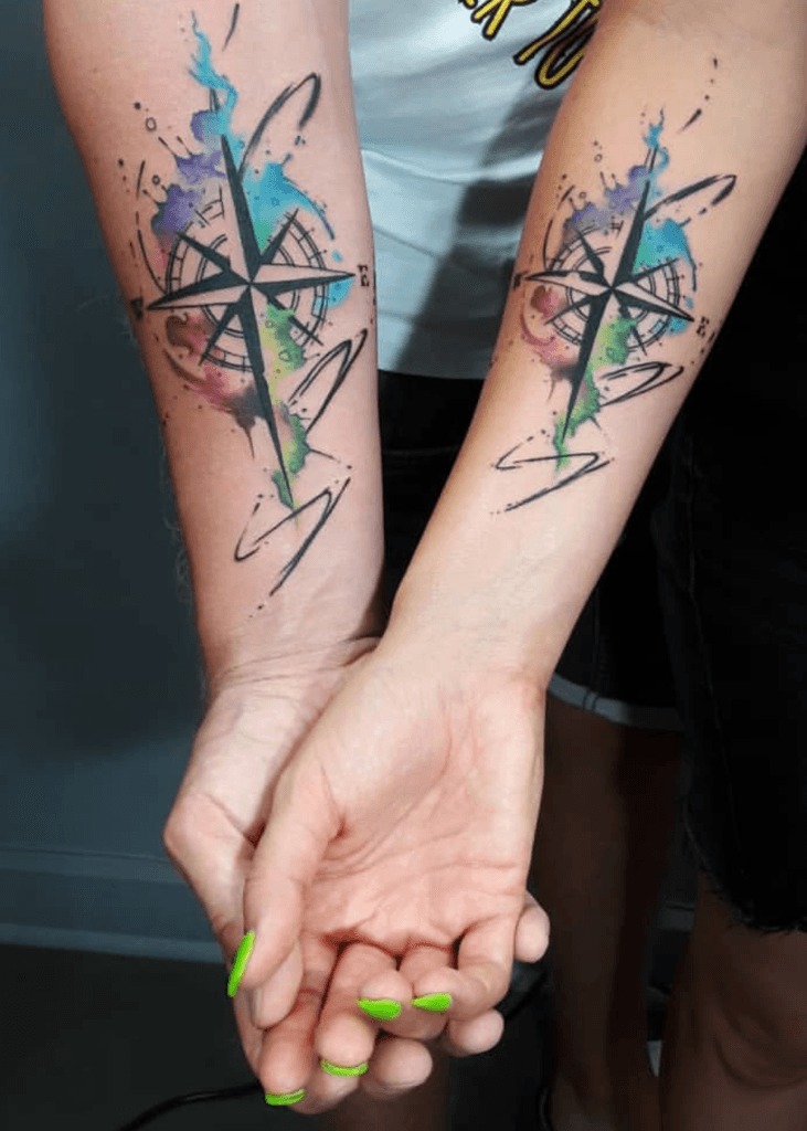 Matching Dragon Designs Tattoo Design