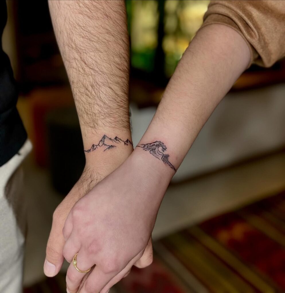 Matching Horned Smiley Tattoos Tattoo Design