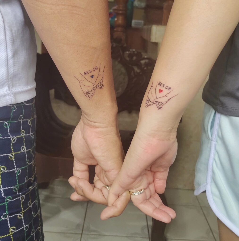 Matching Swallow Bird Couple Tattoos Tattoo Design