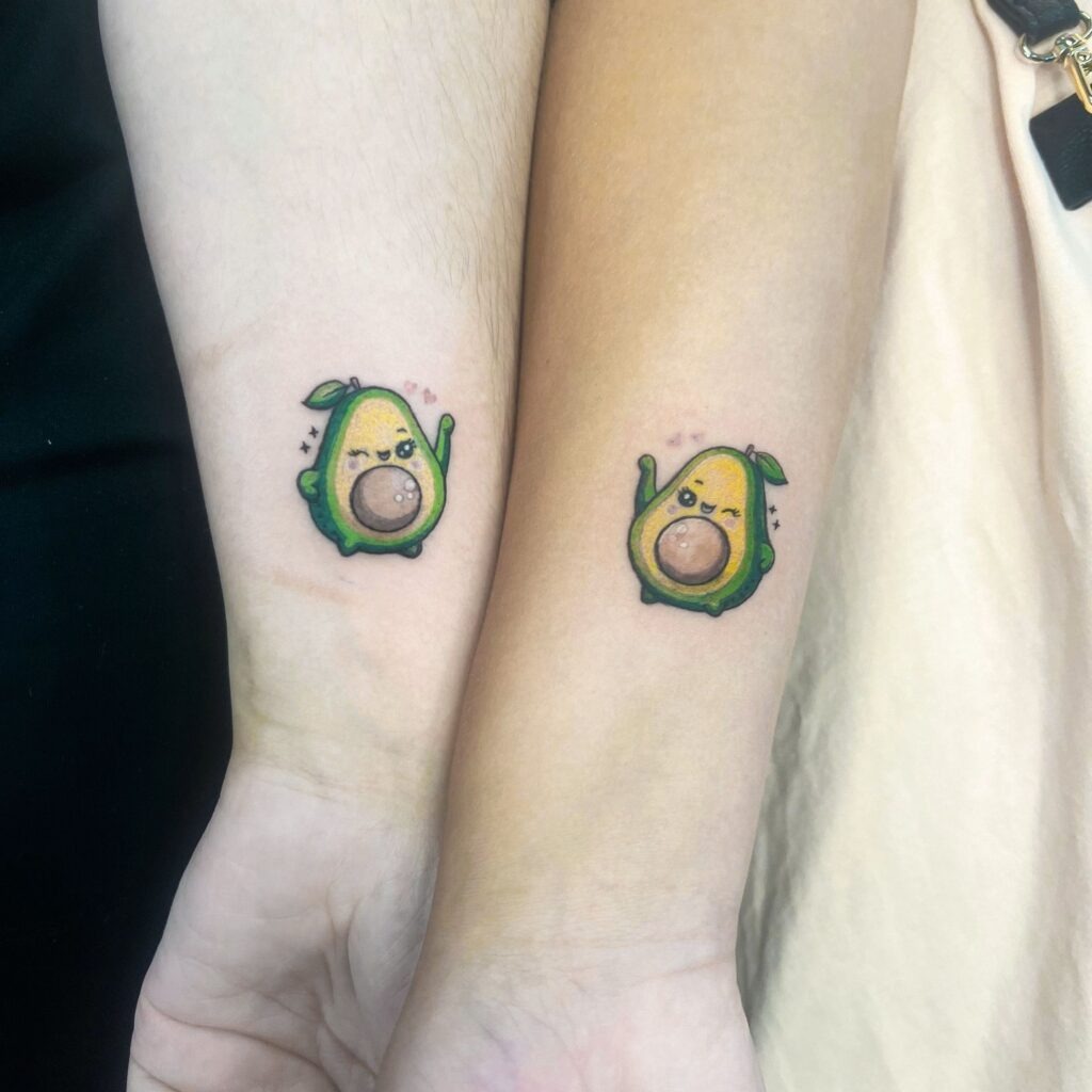 Minimalist Ring Tattoos with Dots and Lines Tattoo Design