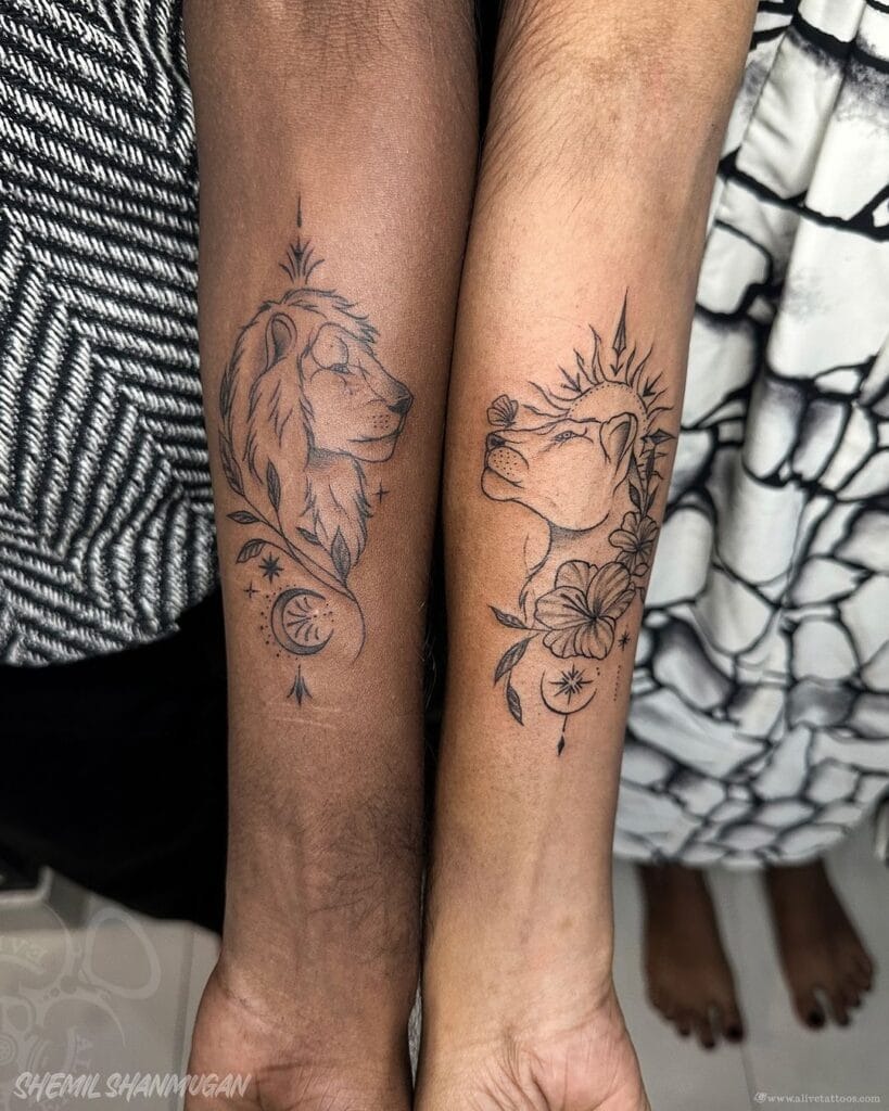 Stitch and Angel Tattoo Tattoo Design