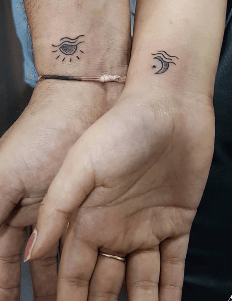 Sun and Moon Panther Tattoos Tattoo Design