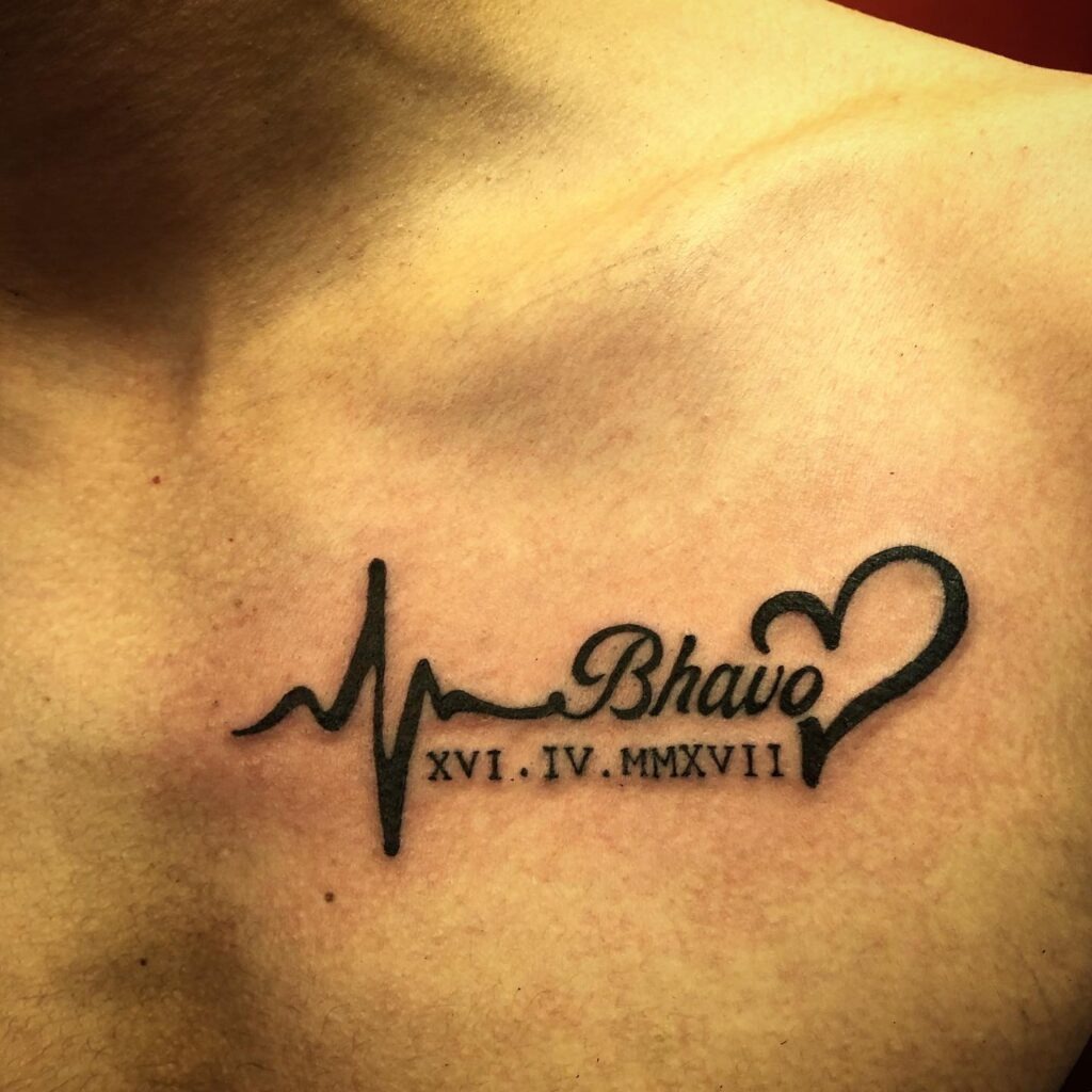 Date Tattoo Ideas for Men Tattoo Design