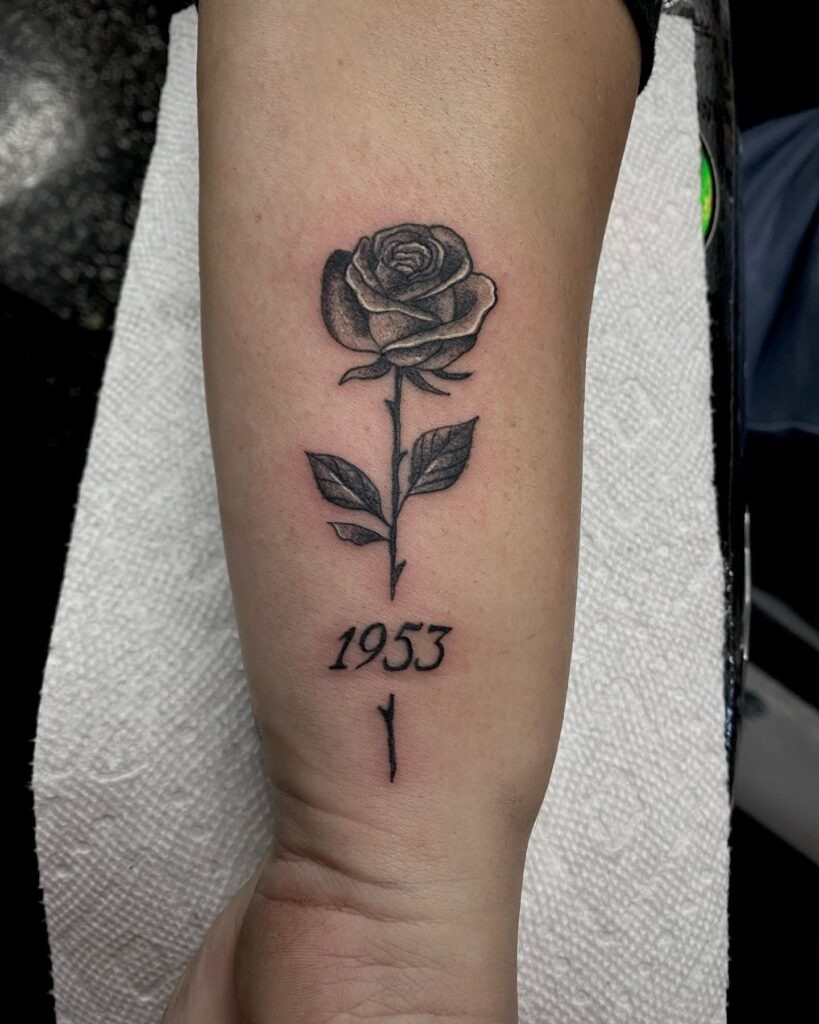 Family Milestone Dates Tattoo Tattoo Design