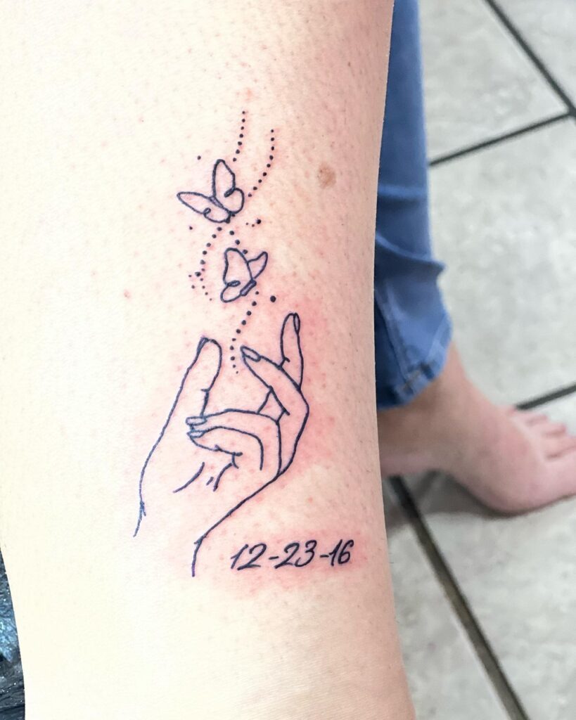 Family Timeline 'Ohana' Tattoo Tattoo Design