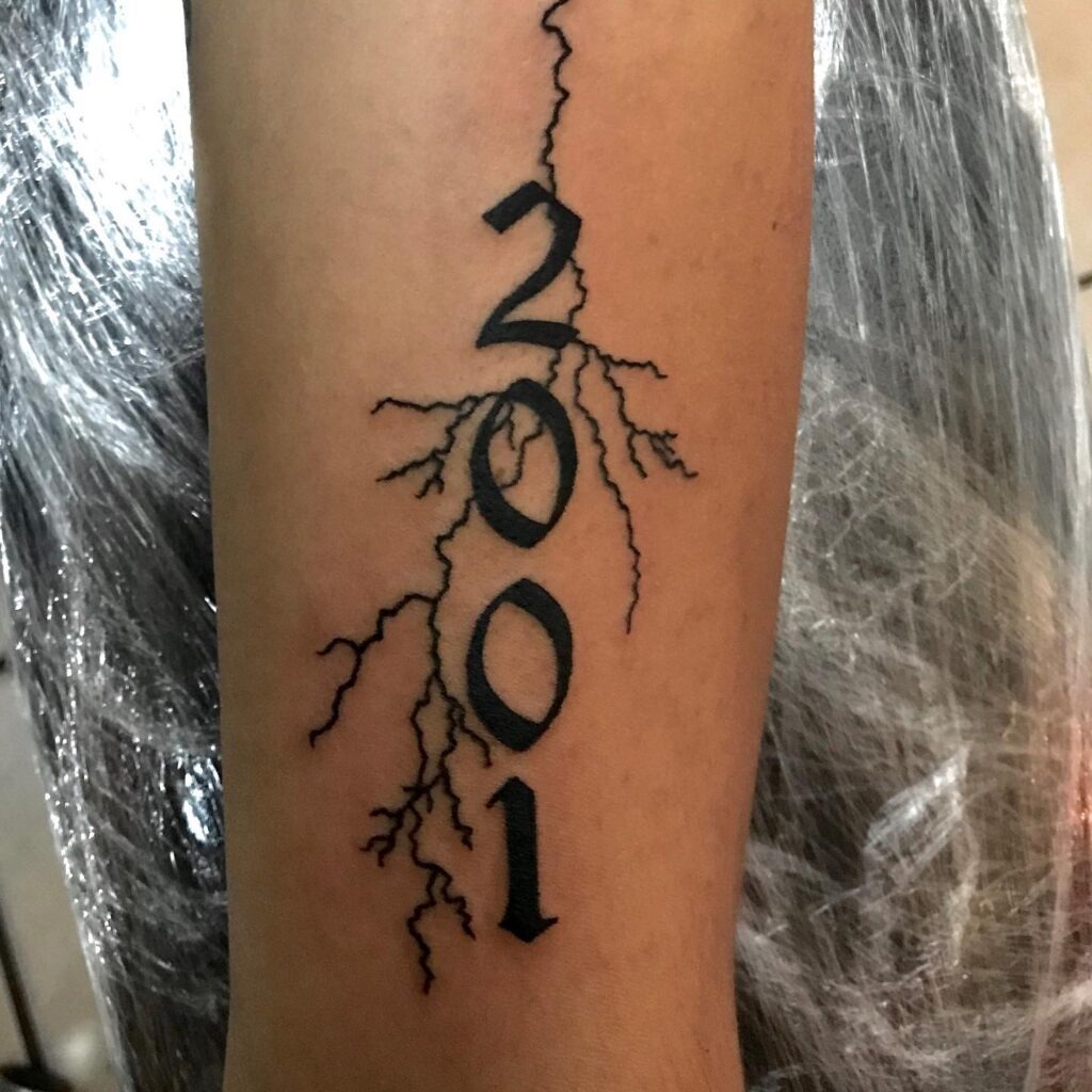 Rose and Significant Dates Tattoo Tattoo Design