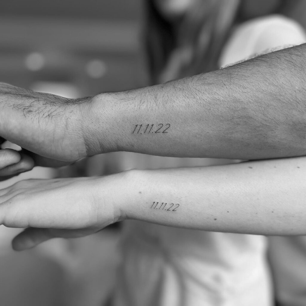 Wedding Date Finger Tattoo Tattoo Design