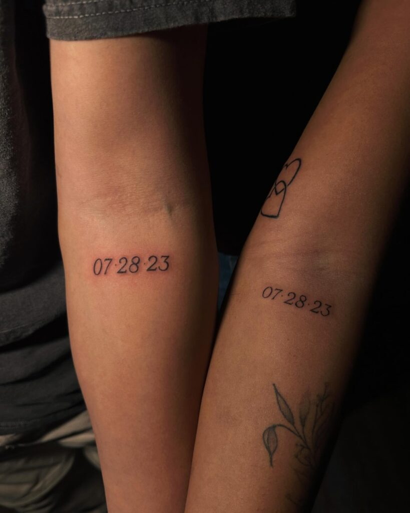 Wedding Date Tattoo Ideas Tattoo Design