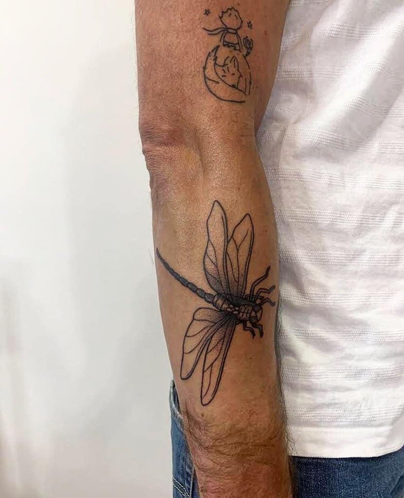 Geometrical Dragonfly Tattoo Design Tattoo Design