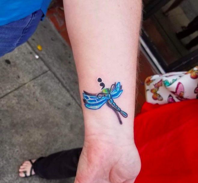 Huge Chest Dragonfly Tattoo Design Tattoo Design
