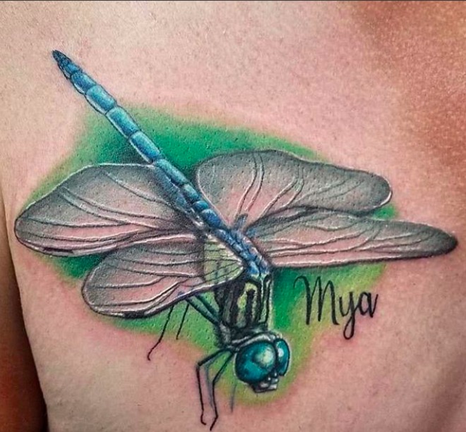 Simple Wrist Dragonfly Tattoo Design Tattoo Design