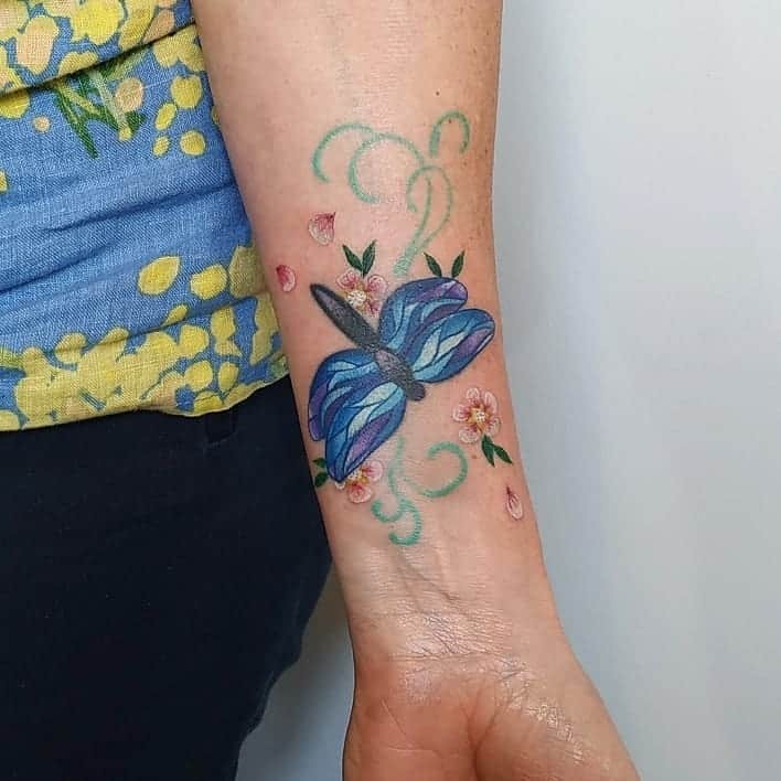 Small Black Shaded Dragonfly Tattoo Design Tattoo Design