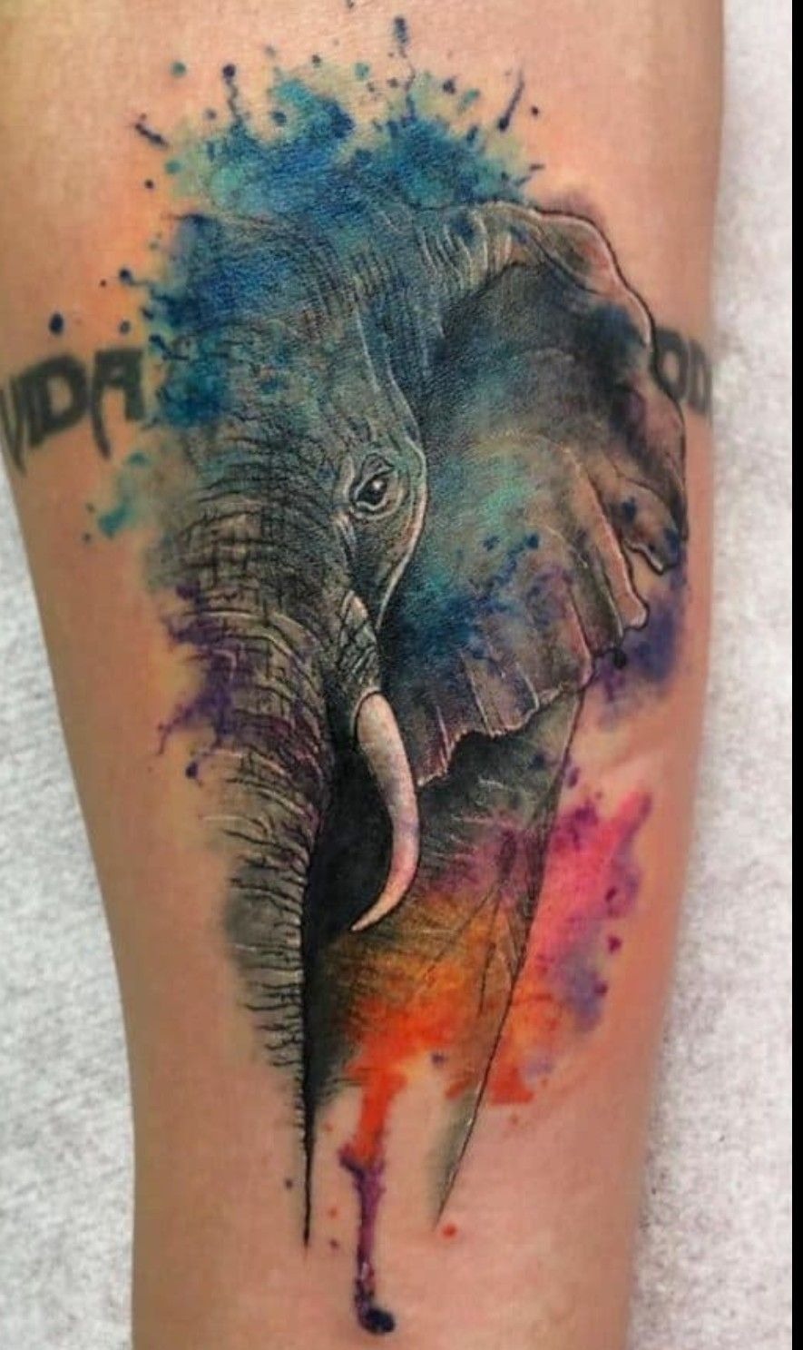 Floral Mandala Elephant Shoulder Tattoo Tattoo Design
