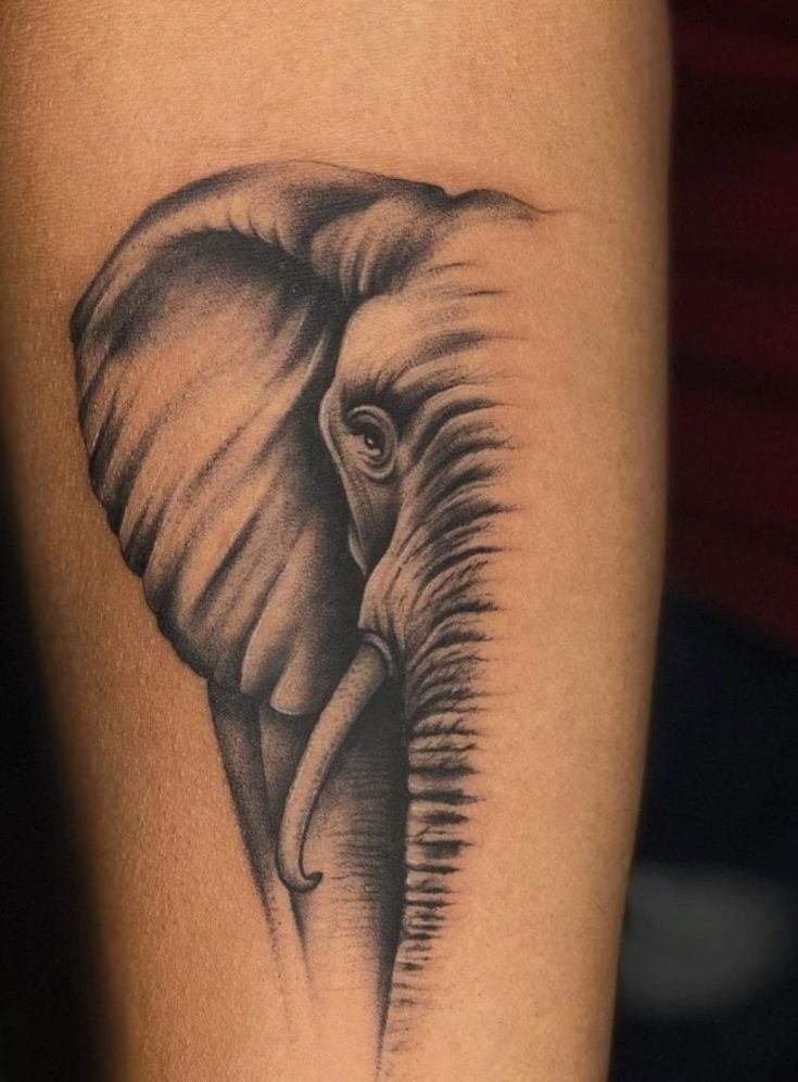 Tiny Elephant Balloon Tattoo Tattoo Design